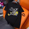 2026 Summer New High Quality Classic Brand Pattern Women's New Fashion Short Sleeve Pure Polyester T-shirt