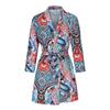Soft Cotton Women's Kimono Robe - Bathrobe & Loungewear Sleepwear
