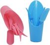 Kit 8 outils pour semis et plantation — pelles, pellettes et transplanter, rose et bleu