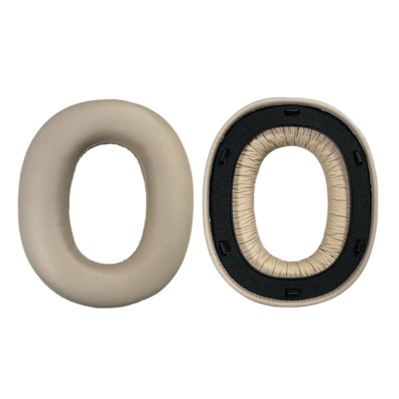 Soft Protein Leather Replacement Ear Pads Noise Isolating Design Breathable Foam Cushions Quick Installation Multi Devic