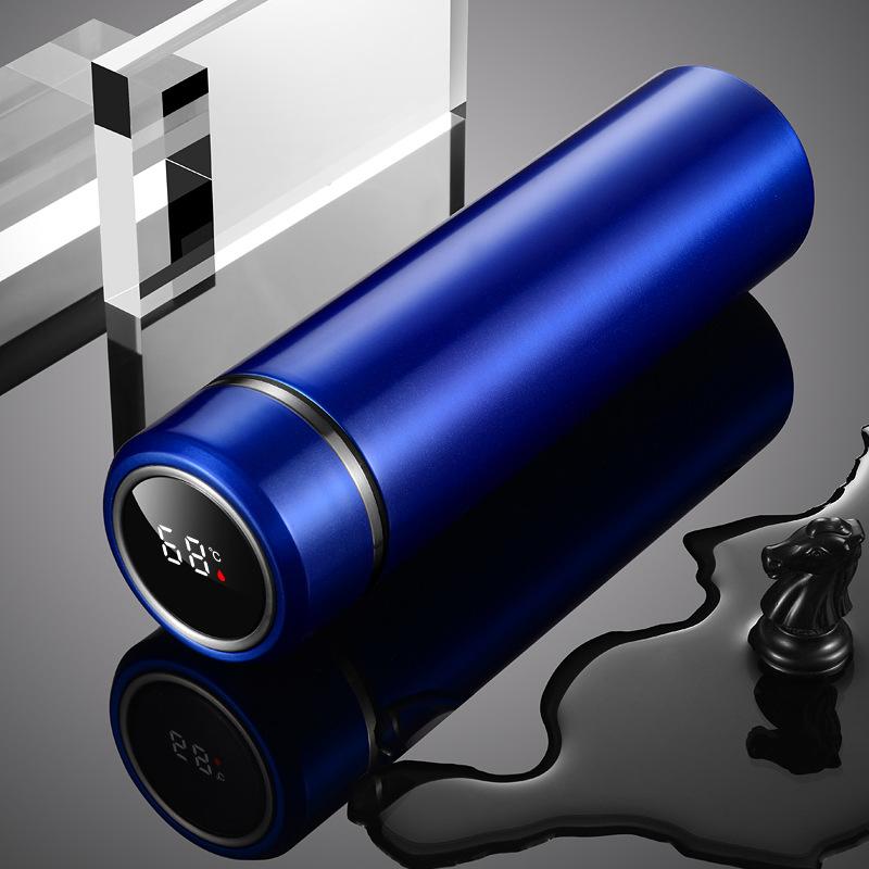 316 stainless steel thermos cup, high-end gift water cup, car business office cup, intelligent temperature measurement cup