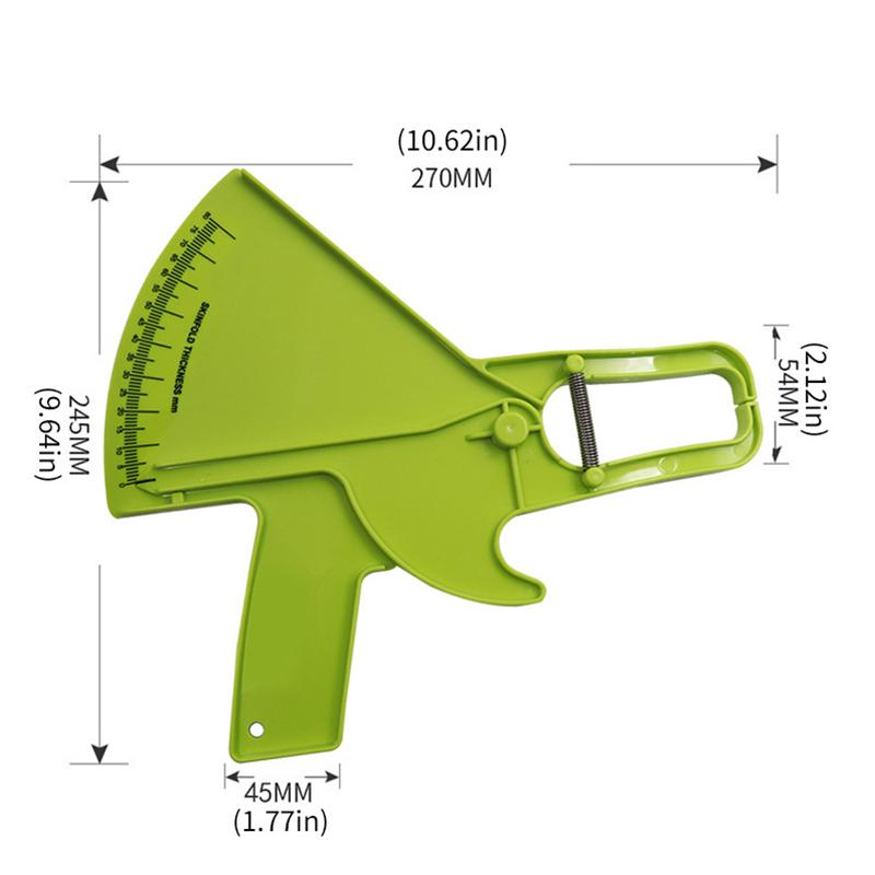 Body Fat Caliper Tester Fitness Skinfold Accurate Measure Measurement Tool Keep