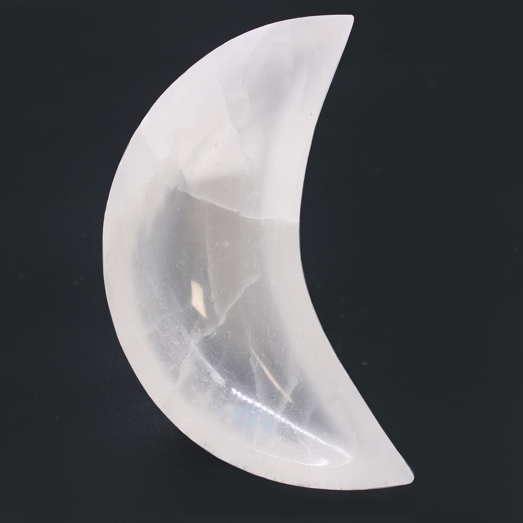 Selenite Bowl Moon Shape 15cm