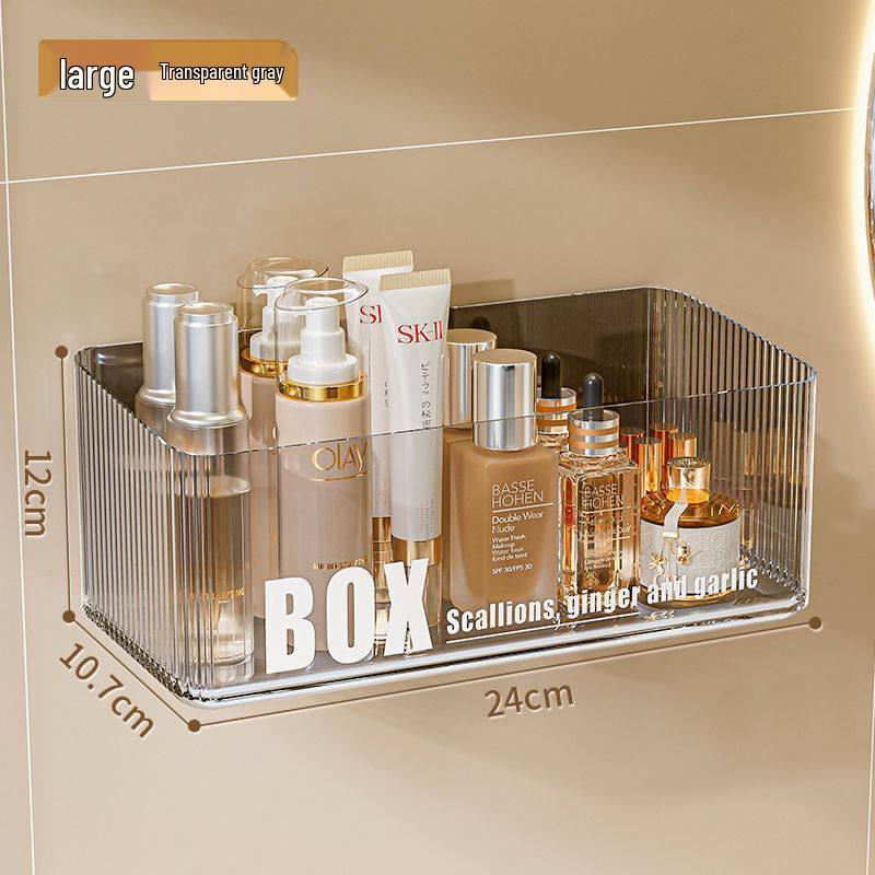 LIEI Punch-Free Wall-Mounted Bathroom Storage Shelf