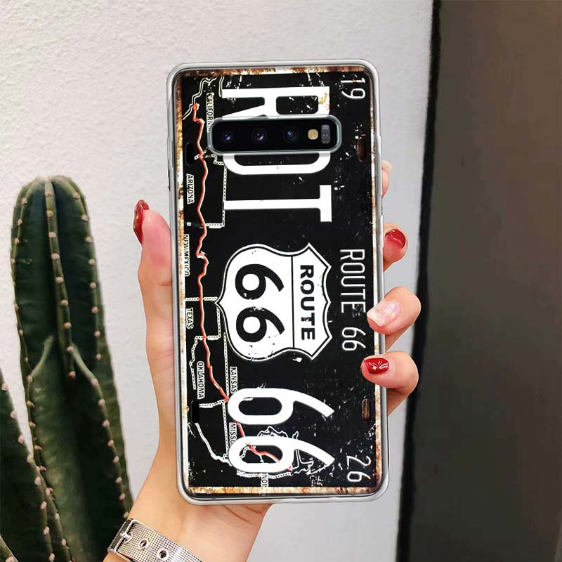 

License New York Plate number For Samsung Galaxy Note 20 Ultra 20 10 Pro 9 8 Phone Case S10E S10 Plus S9 S8 + S7 Edge M21 M32 C Samsung S10