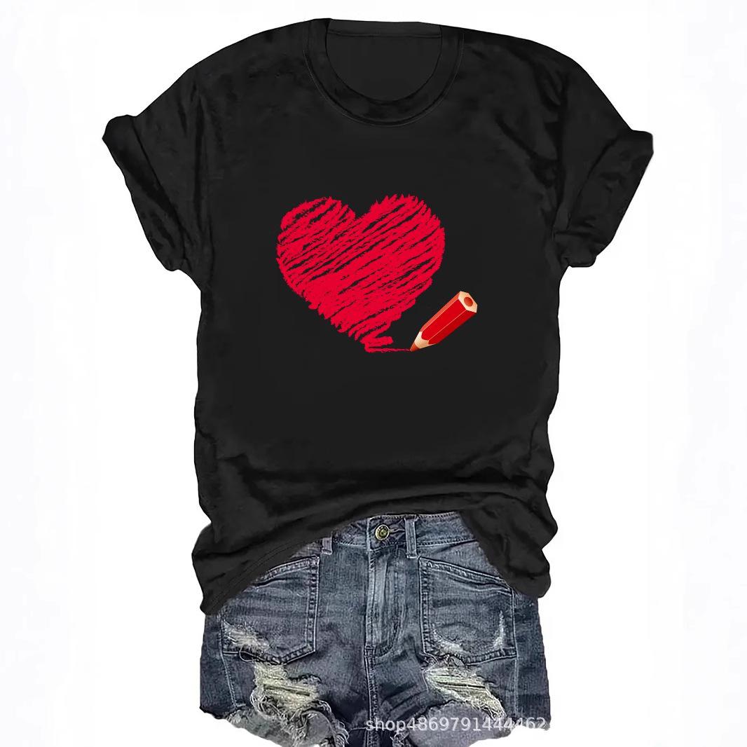 

Women s Cross-Border Fashion Tee Extra Large чорний