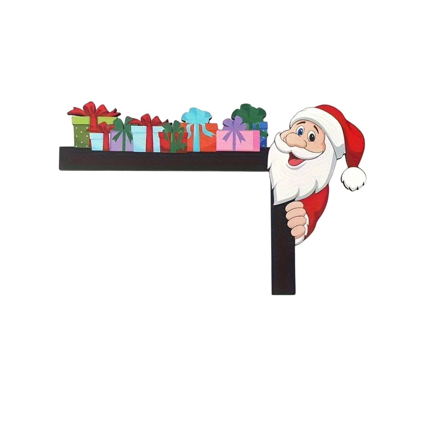 

Рождественские дверные украшения Дверные угловые украшения Рождественское украшение дверной рамы(1шт) One Size