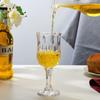 Weingläser, Kelch, transparentes Glas für Zuhause, Restaurant, Bar, Saftbecher, Diamant-Becher mit hohem Fuß, Trinkbecher, Trinkgeschirr, Wasserbecher