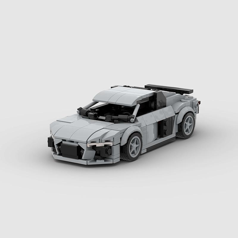 Technical Speed Car MOC City Racing Car Rally Building Blocks Bricks Set Retro Ornament Diy Toys For  Kid Adults Birthday Gifts