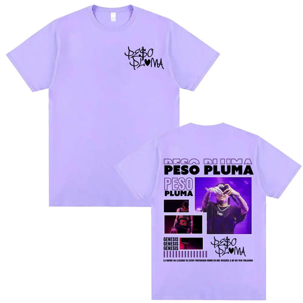 Singer Peso Pluma Album Tour 2025 Merch T Shirts Unisex Fashion Hip Hop 90s Vintage T Shirt Unisex 100 Cotton High Quality Tshirt