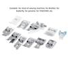 11Pcs Practical Multifunction Sewing Machine Presser Foot Household Durable Presser Foot Set Overlock Foot Daily Sewing