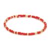 Colorful Beads Anklets Summer Beach Boho Women Elastic Rope Chains Adjustable Ankle Bracelet Beach Jewelry Vacation Accessories