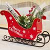 Christmas Table Decorations Christmas Sleigh Table Decor Christmas Table Decorations Small Santa Sleigh With Twigs & Red Berries