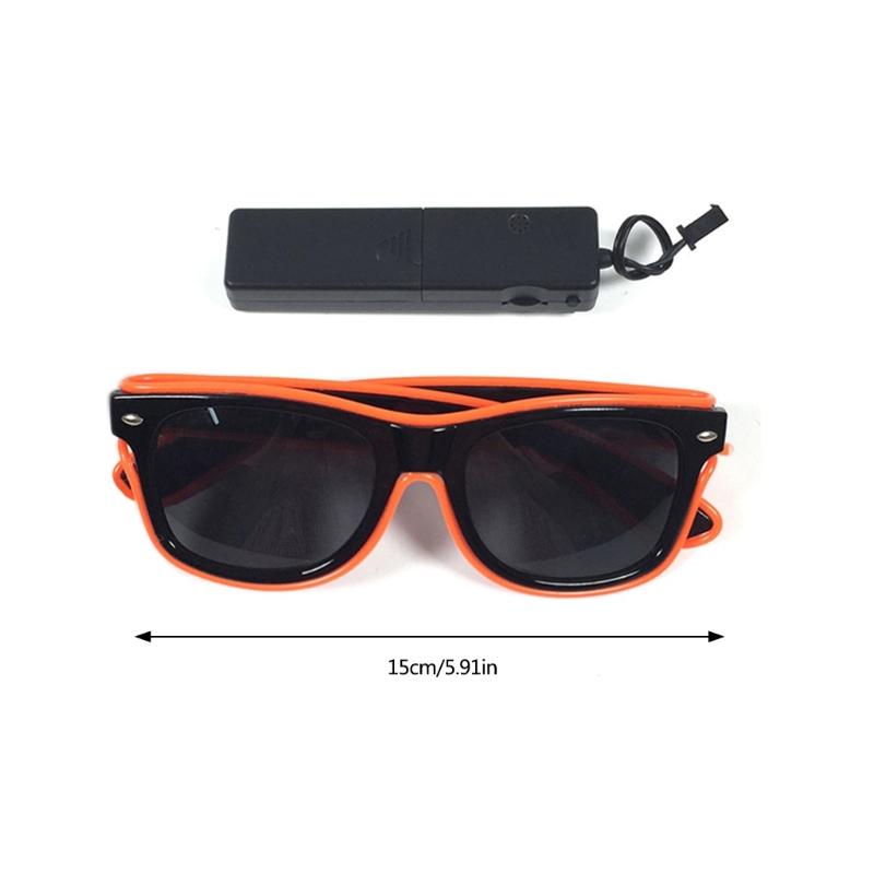 Decorative Glasses Trendy Glowing Glasses Light Up Party Decorations Christmas Gift Unique Take Photo Props