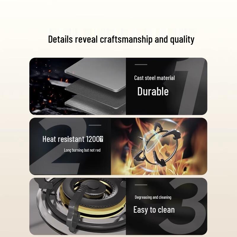 NaiDuo Universal Embedded Gas Stove Pot Support