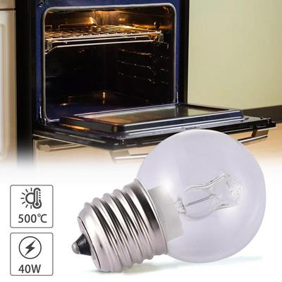 220v 40W E27 Oven Bulb Lamp Halogen Light Bulbs Warm White For Home Kitchen Refrigerators Ovens
