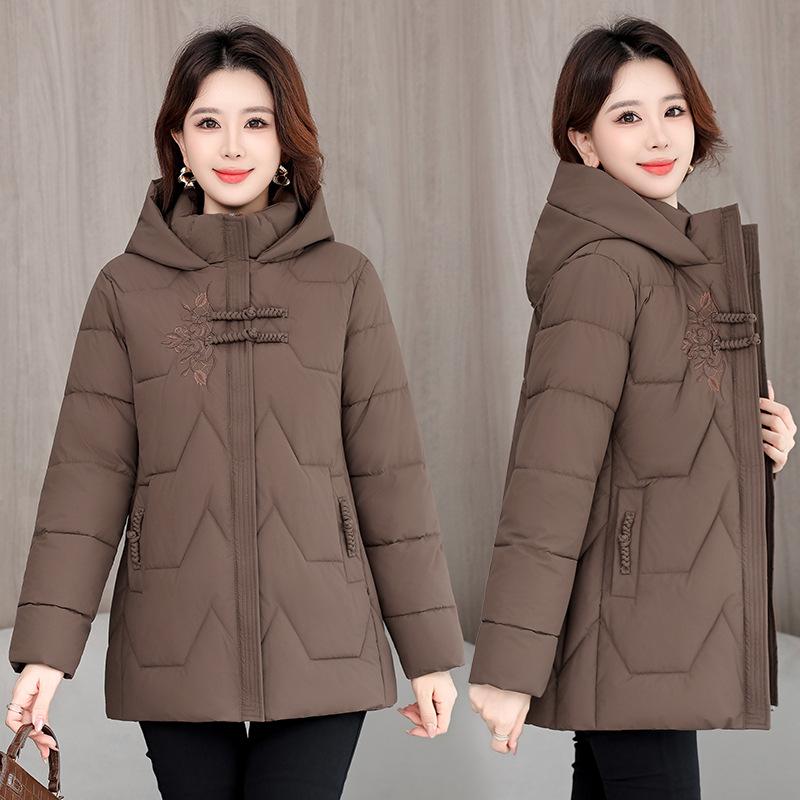 Winter new fashion hooded down cotton clothes women's thickened and versatile small warm cotton-padded jacket