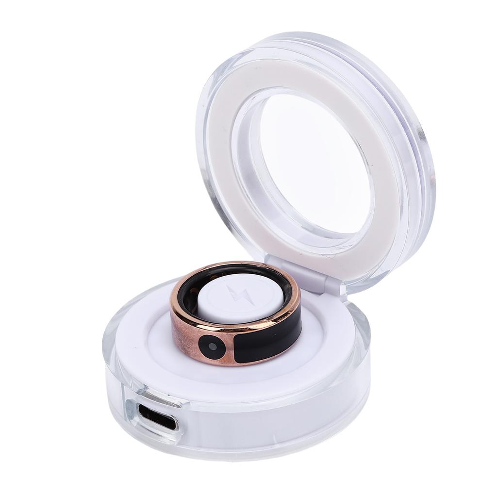 Smart Ring Ekran Dotykowy Pierścień Fitness 5ATM Wodoodporny Obsługa Aplikacji Połączenie BT Sterowanie Telefonem Kamerą Wideo