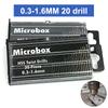 20/25Pc Mini Twist Drill Bit Set 0.3-1.6mm/0.5-3.0mm Full Grinding Micro Drilling Tool for Woodworking Plastic PVC Circuit Board