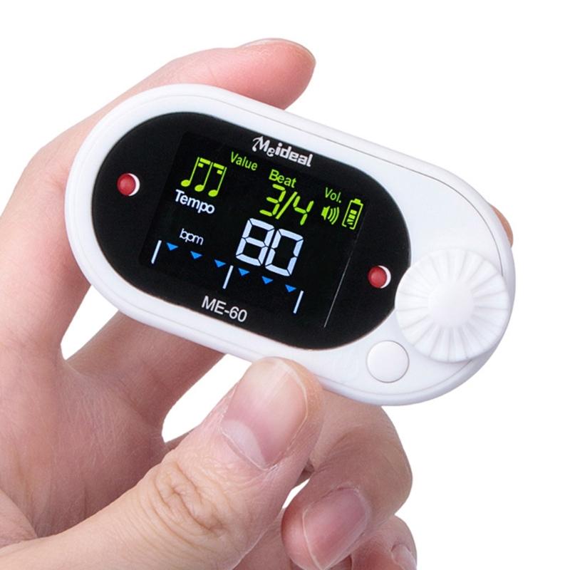 Multifuntional Metronome Comfortable Metronome  Quiet Metronome with Back Clip for Runners and Musicians