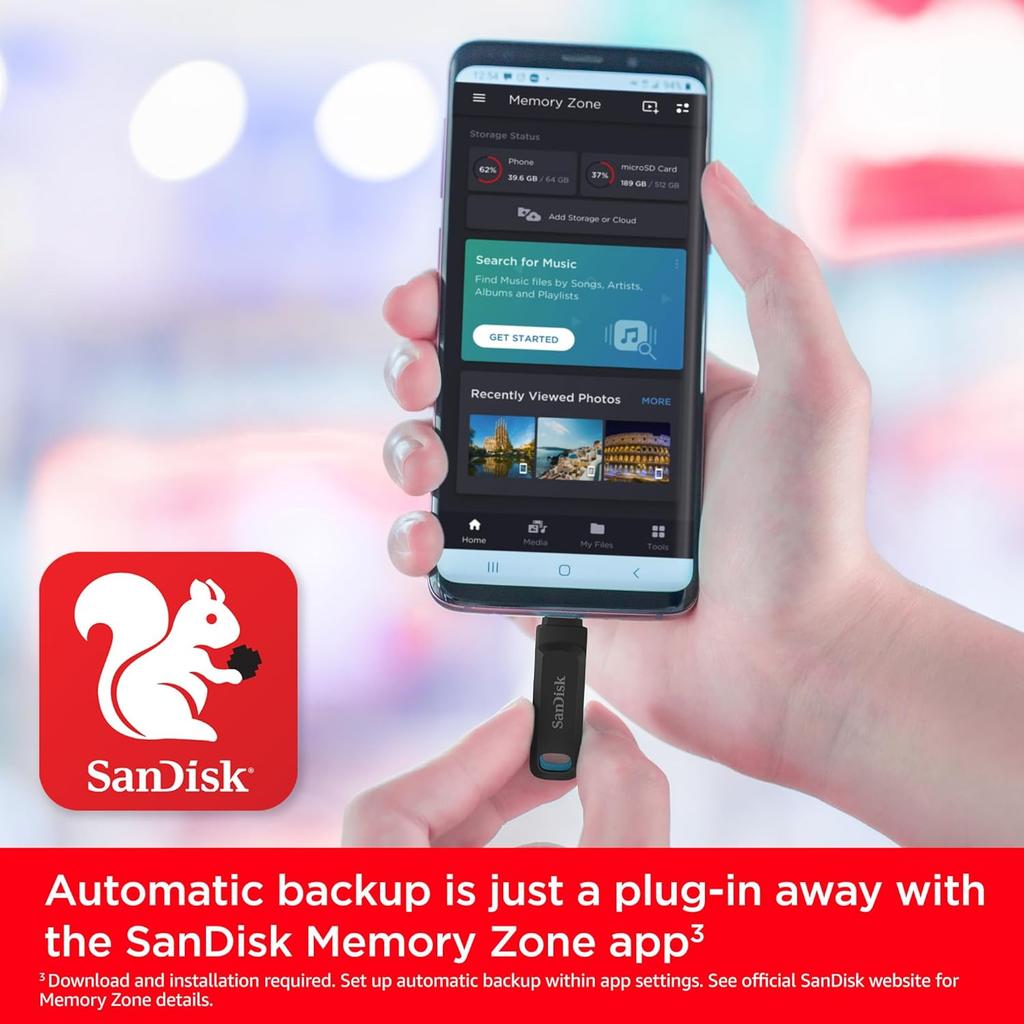 SanDisk 128GB otg usb type c Flash Drive 64GB 256GB 512GB Ultra Dual GO OTG Pen Drive original sandisk usb Memory Stick U Disk for Type C phone Laptop
