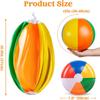 12"/16" Inflatable Large Beach Balls For Kids Adults Durable Pool Toys For Summer Water Games Rainbow Beachball Party Favors