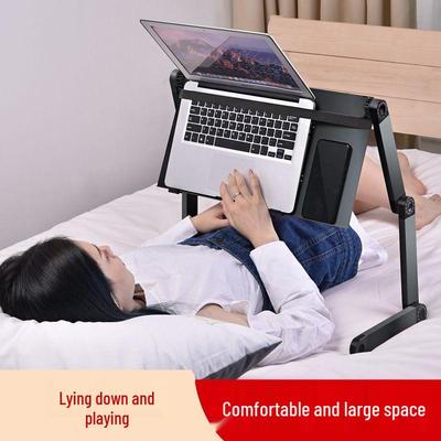 Adjustable Portable Aluminum Laptop Stand with Cooling and Storage
