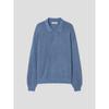 8SECONDS Modified Ribbed Loose Fit Collar Pullover Sky Blue