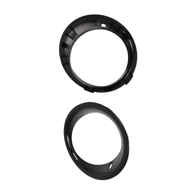 For Mini Cooper R55 R56 R57 2007-2011 2Pcs Front Fog Light Trim Ring Cover Frame OE 51112753661 51112753662 Fog Lamp Bezel Parts