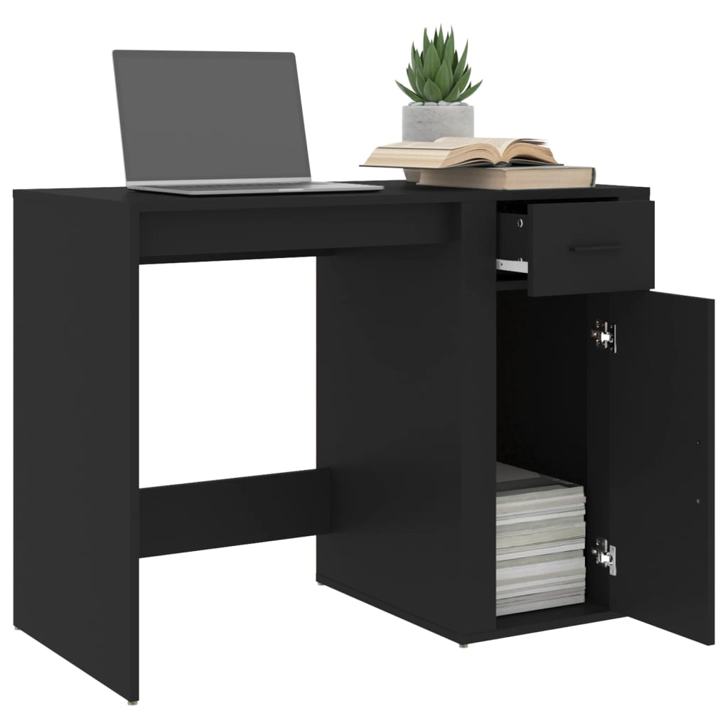 Desk Black 100 x 49 x 75 cm Particleboard