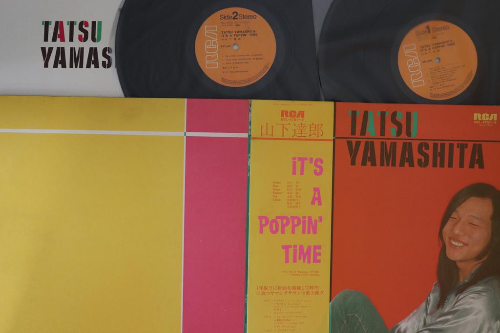 LP Record TATSURO YAMASHITA - It's A Poppin' Time RVL47012 RCA 1978 Japan Obi Japanese Pop/Rock Used