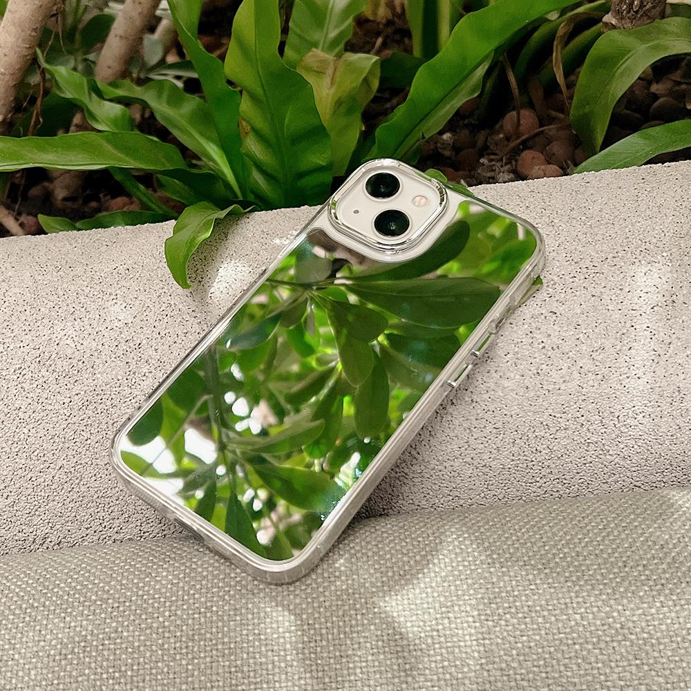 Makeup Mirror Phone Cases for iPhone 11 13 XR 15 Pro Max 12 14 Pro Max Case iPhone 16 XS Max Protective Case Mirror Exquisite Cartoon Waterproof