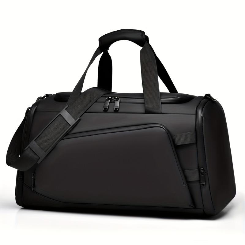 Large Capacity Versatile Duffel Bag with Multiple Compartments & Shoe Pocket,Unisex Casual Sport Fitness Bag for Gym, Travel & Overnight Trips
