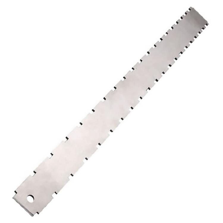 Metall Saitenlage Lineal Gitarren Setup Lineal Gitarren Messwerkzeug Metalltextur für Gitarren und 6-Saiten Bässe