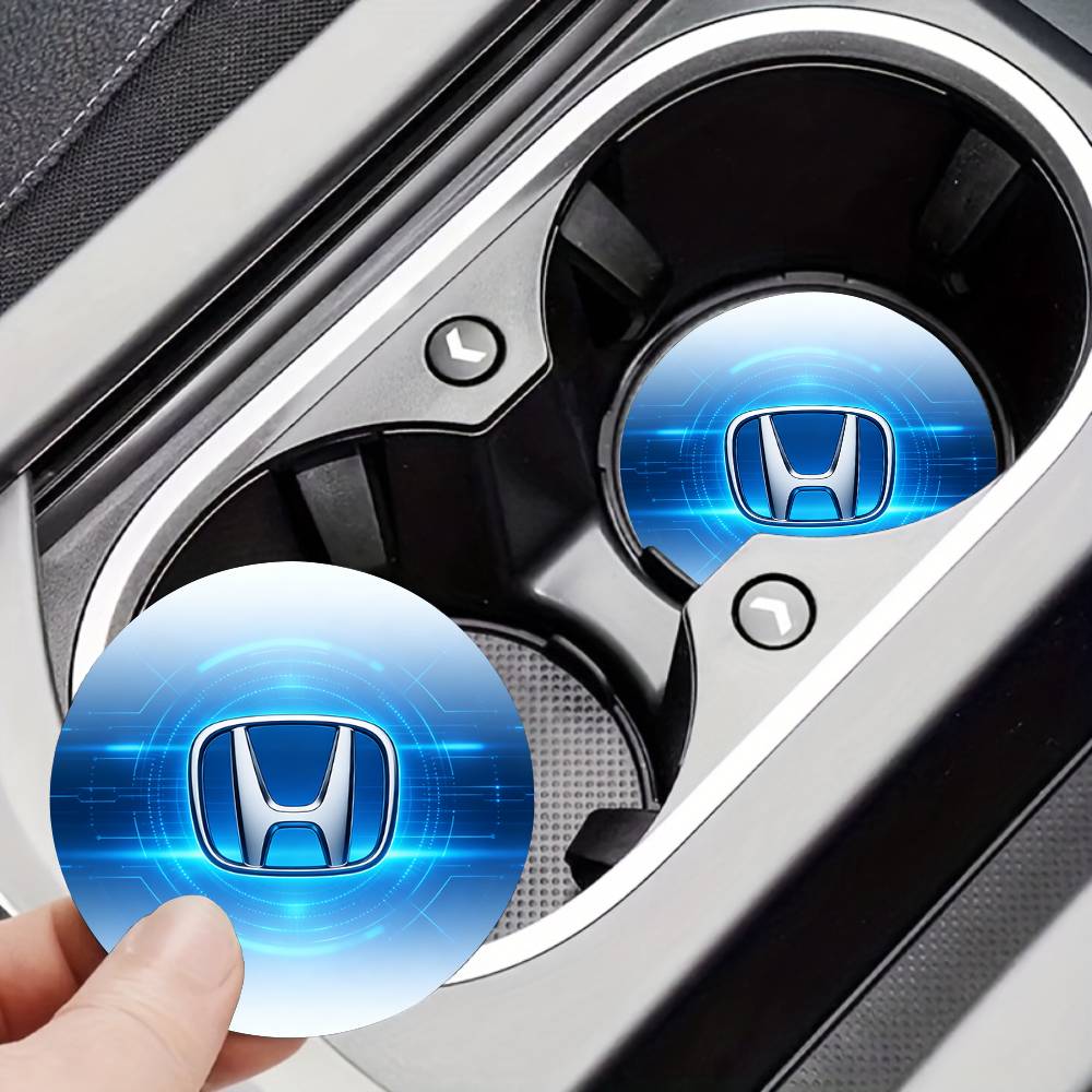 AAADC1 For Honda New Car Cup Holder Anti-Slip Silicone 7cm Insert Coaster Mat Universal Car Accessories Black Fit Most Cars