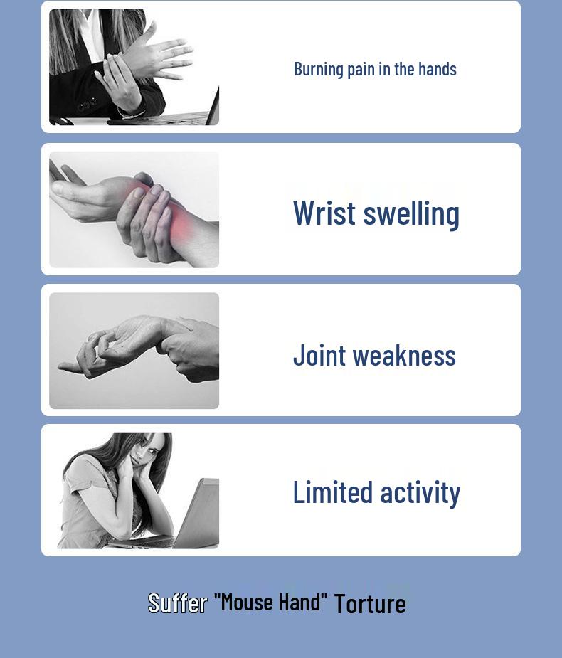 Ergonomic Wired Vertical Mouse with 6 Buttons for Office and Gaming