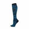 Calze a compressione Pois piccoli Righe Colore caramella Vene varicose Infermiere Sport Corsa Polpaccio Pressione Calze Protezione Piedi Supporto