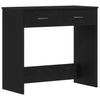 Desk Black Oak Look 80 X 40 X 75 Cm Engineered Wood