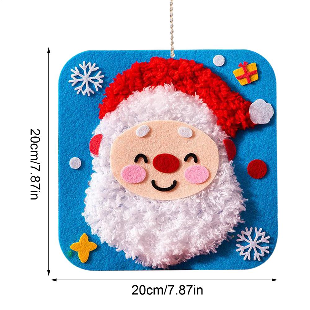 Sewing Kit For Kids Easy DIY Christmas Theme Projects DIY Embroidery Kit For Birthday Girls Boys Kids Beginners Ages 4-12