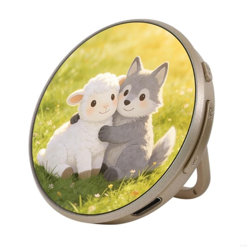 Electronic Animes Badges Pin for Backpacks Digital Photo Pixels Display Decors Funny Digital Animes Badges Birthday Gift