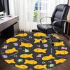 1PC Goldfish Biscuit Shapes Office Round Area Rug, Mat Suitable For Office, Under Office Chairs Bedroom Living Room Home Decor, Room Deco