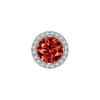 1 Carat Moissanite Halo Stud Earrings for Women Engagement Wedding Daily Work Party Travel Luxurious Gift 925 Sterling Silver