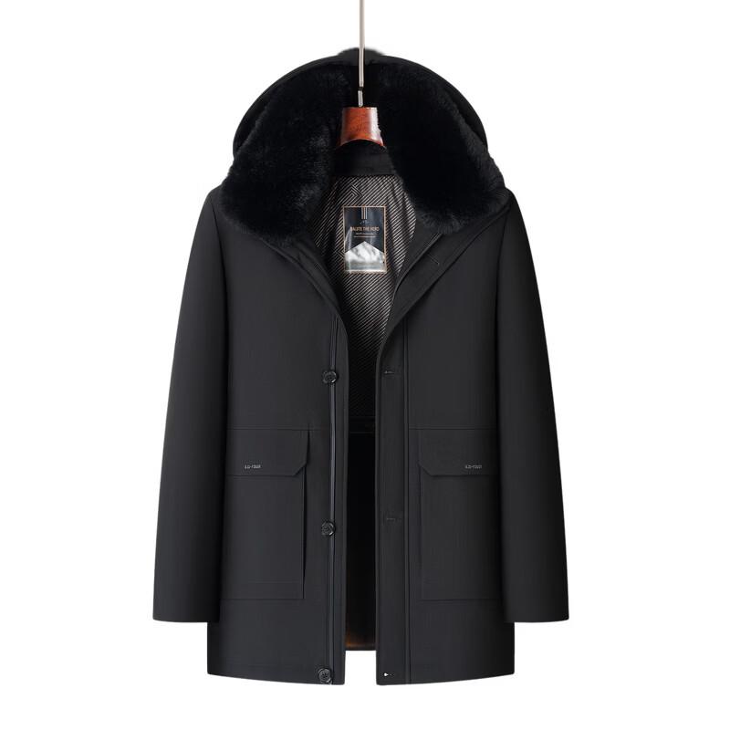 YUZHAOLIN Men's Winter Warm Hooded Parka Jacket