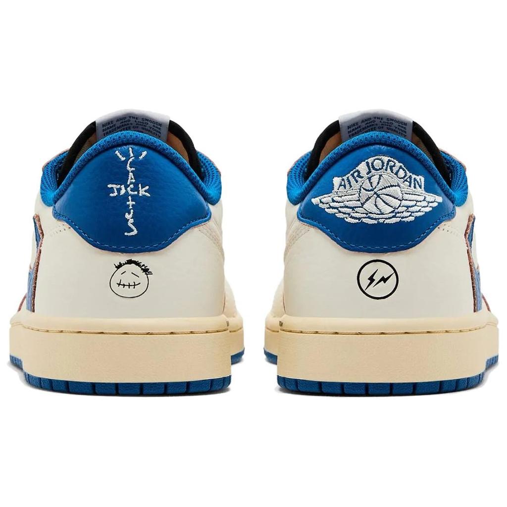 Jordan 1 Retro Low Og Sp Fragment X Travis Scott Sail Military Blue DM7866-104