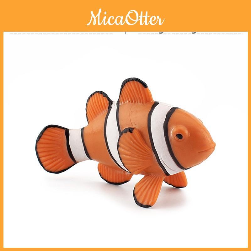 Oceanic Pvc Sea Life Figurines Collection Featuring Whale Shark Clownfish And Octopus