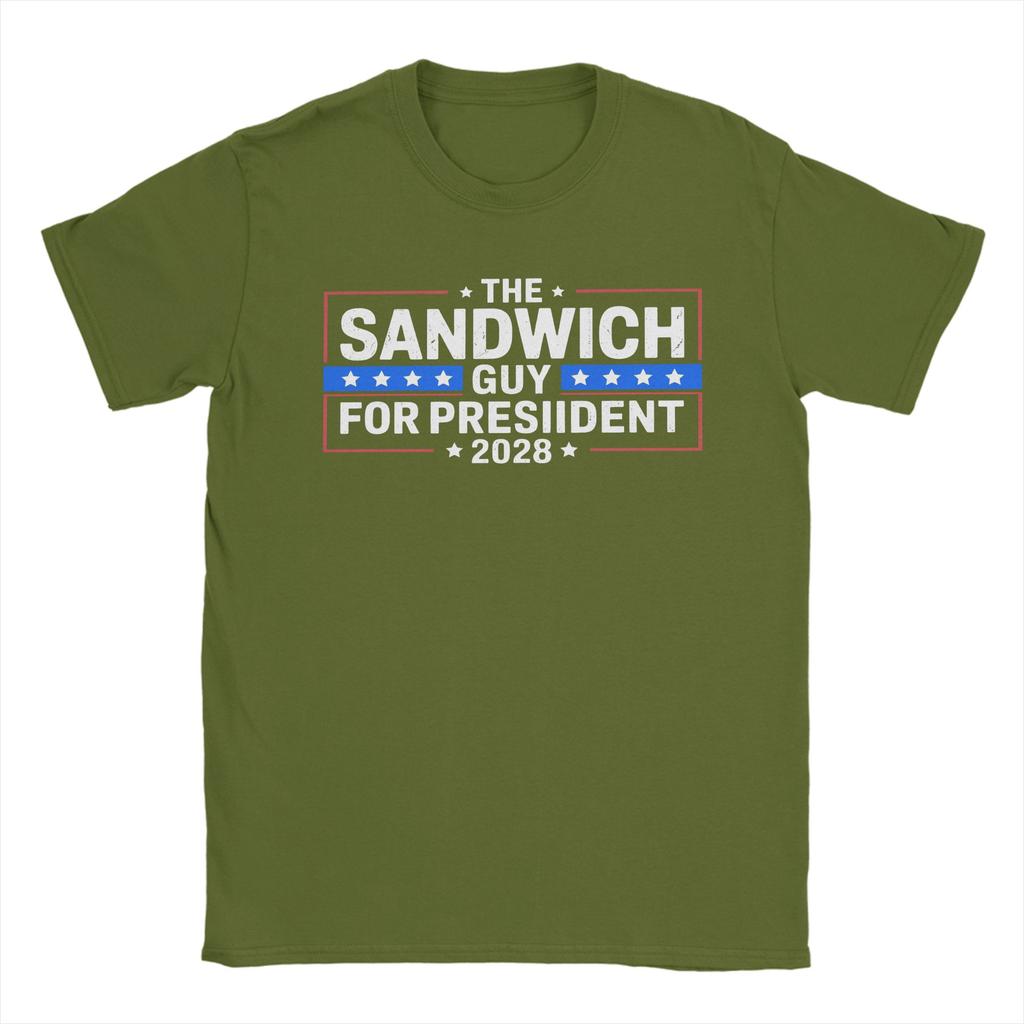 Dc Sandwich Guy T Shirt for Men 100% Cotton Awesome T-Shirts O Neck Tee Shirt Short Sleeve Clothing Plus Size