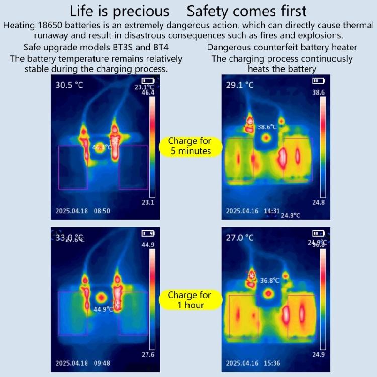 4 Channel Battery Testing Equipment For 18650 Capacity Internal Resistance Measurement 9 Auto Charge Cycles