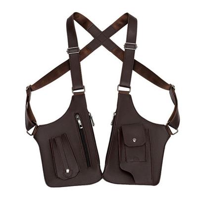 Cartera de lujo con correa para las axilas, bolsillo estilo cartera, estilo vintage, bolso de hombro con arnés, paquete de dos bolsas para el hombro