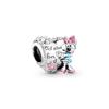 Danturn 925 Silber Charms Verhedderter Mickey Minnie Mulan Anhänger für Frauen Schmuckherstellung Armbänder Halskette