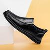 Men Genuine Leather Casual Shoes Classic Simple Comfy Man Loafers Slip on Business Shoes Soft Moccasins Breathable Driving Shoes